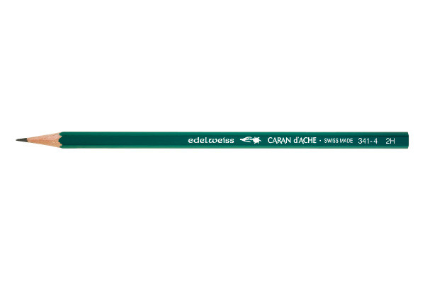CARAN d´A Schulbleistift Edelweiss 2H 341.274 grün