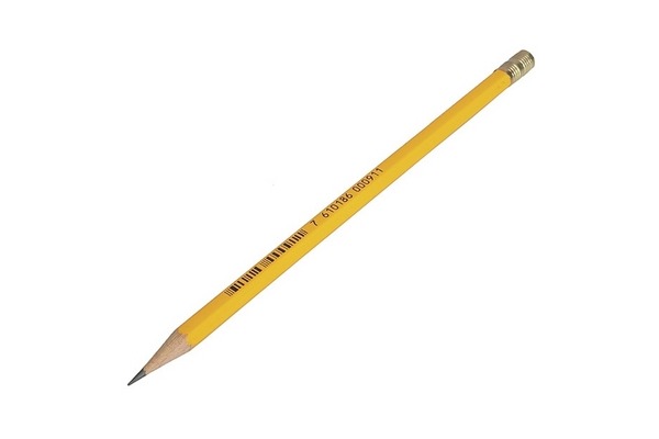 CARAN D´A Bleistifte mit Radierer HB 351.372 4 Stück