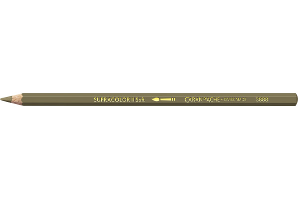 CARAN D´A Farbstifte Supracolor 3,8mm 3888.039 olivbraun