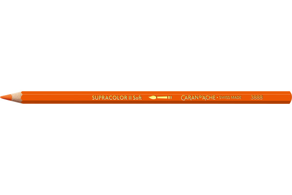 CARAN D´A Farbstifte Supracolor 3,8mm 3888.040 rotgelb