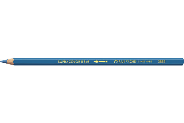 CARAN D´A Farbstifte Supracolor 3,8mm 3888.145 graublau