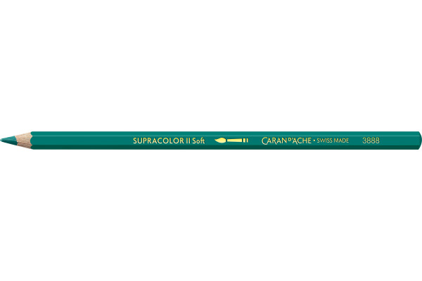 CARAN D´A Farbstifte Supracolor 3,8mm 3888.190 grünblau