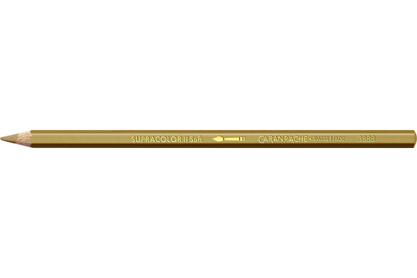 CARAN D´A Farbstifte Supracolor 3,8mm 3888.499 gold