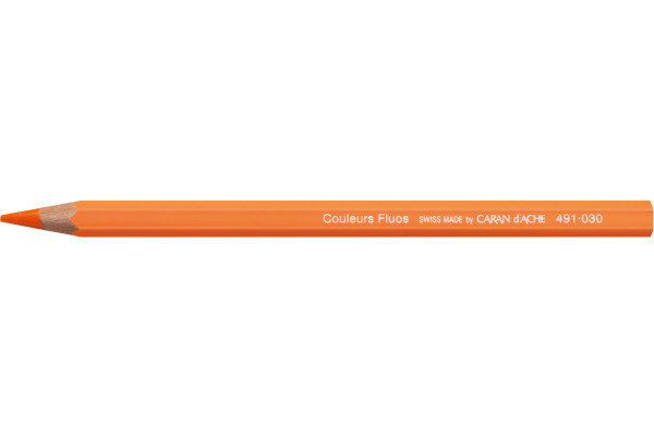 CARAN d´A Farbstift Classic 491.030 orange fluo