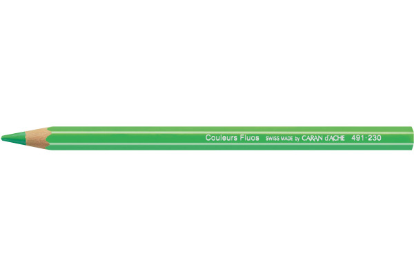 CARAN D´A Farbstift Classic 491.230 grün fluo