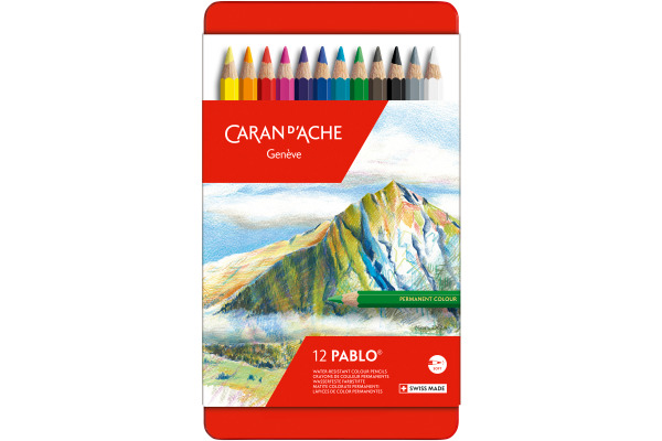 CARAN D´A Farbstifte Pablo 666.312 12 Farben