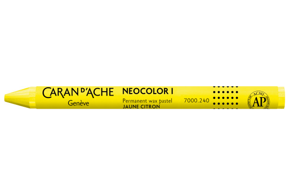 CARAN DACHE Wachsmalkreide Neocolor 1 7000.240 zitronengelb