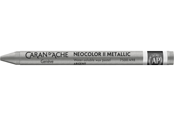 CARAN D´A Wachsmalkreide Neocolor II 7500.498 silber