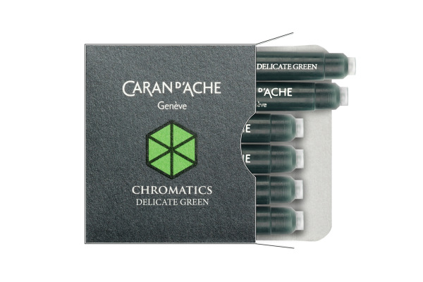CARAN D´A Tintenpatrone 8021.221 Delicate Green 6 Stück