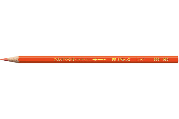 CARAN D´A Farbstifte Prismalo 3mm 999.050 rotorange