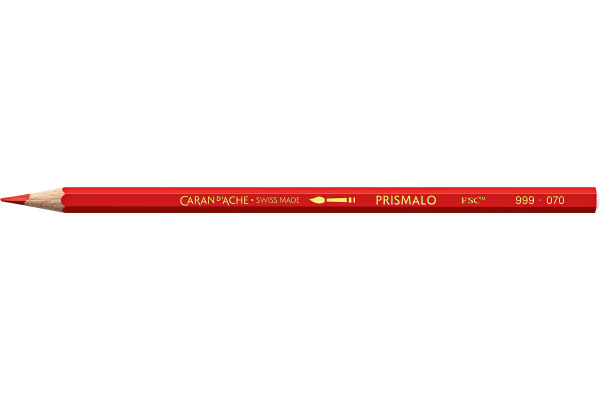 CARAN D'ACHE Crayon de couleur Prismalo 3mm 999.070 écarlate