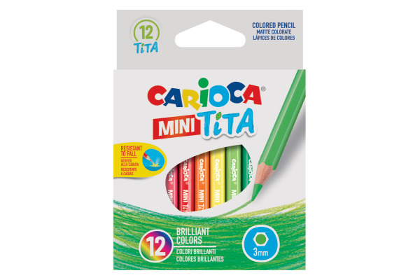 CARIOCA Farbstift Mini Tita 3mm 42323 12 St&amp;uuml;ck