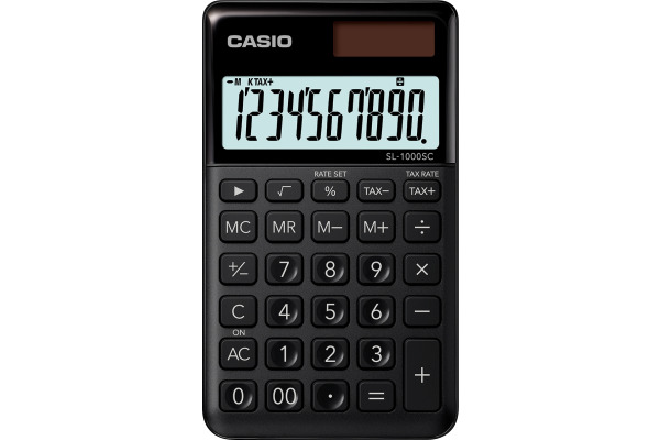 CASIO Taschenrechner HS-8 VER Solar-Batteriebetrieb