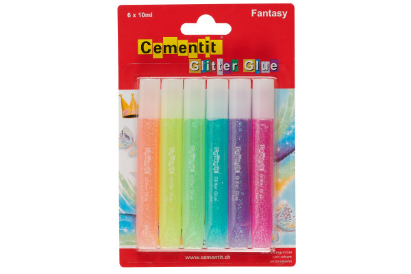CEMENTIT Glitter Glue Fantasy 52.015.20 6x10ml