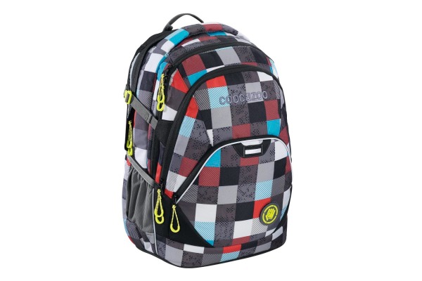 Coocazoo Rucksack /"EvverClevver2/" Checkmate Blue Red