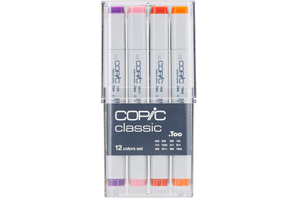 COPIC Marker Classic 2007502 Basis-Set, 12 Stück