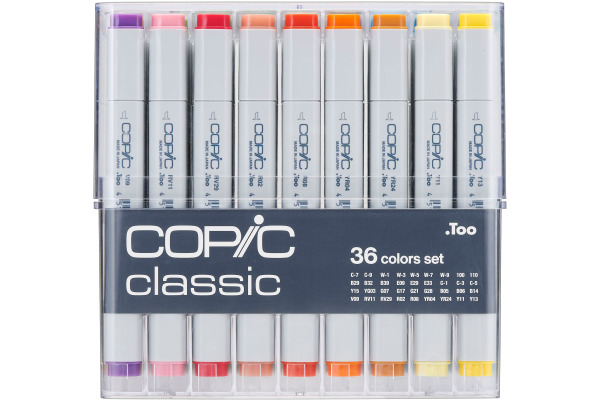COPIC Marker Classic 20075158 Basis-Set, 36 Stück