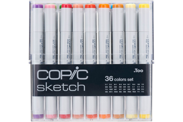 COPIC Marker Sketch 21075158 Set, 36 Stück