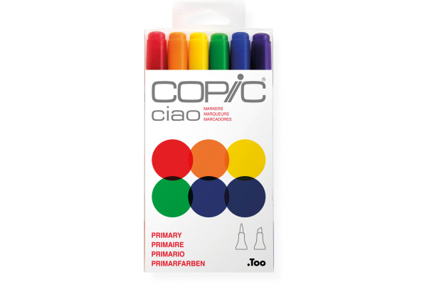 COPIC Marker Ciao 22075661 6er Set Primary
