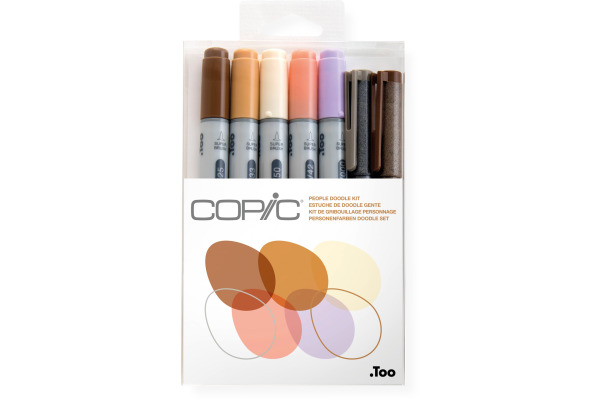 COPIC Marker Ciao 22075671 People Doodle kit, 7 Stück