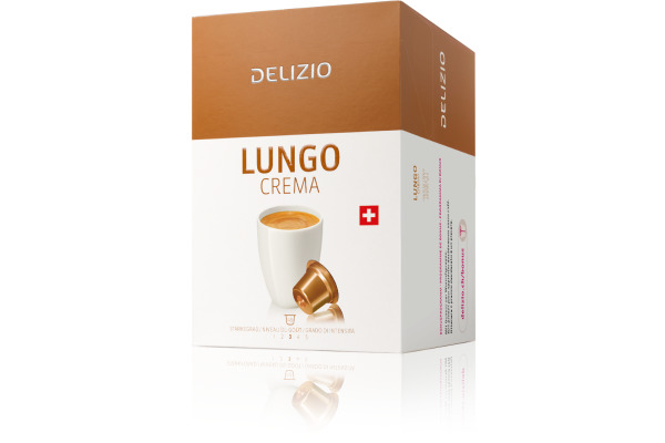 DELIZIO Kaffeekapseln 10184838 Lungo Crema 48 Stk.
