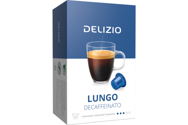 DELIZIO Kaffeekapseln 2001097 Lungo Decaffeinato 12 Stück