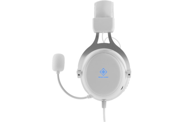 DELTACO Stereo Gaming Headset WH85 GAM-030-W with LED, white