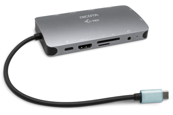 DICOTA USB-C Portable 10in1 Docking D31955 HDMI/PD 100W anthracite