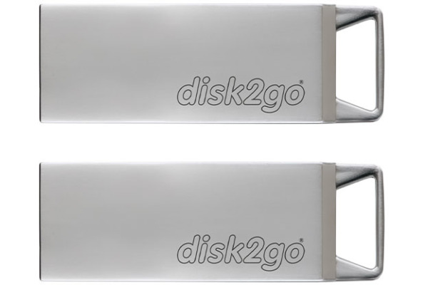 DISK2GO USB-Stick tank 2.0 16GB 30006589 USB 2.0 double pack