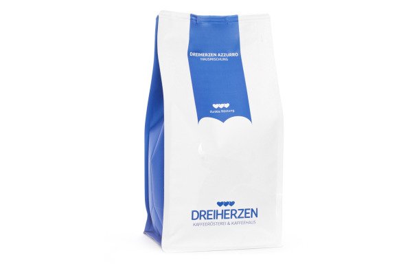 DREIHERZE Bohnenkaffee 1kg 10062 Azzurro