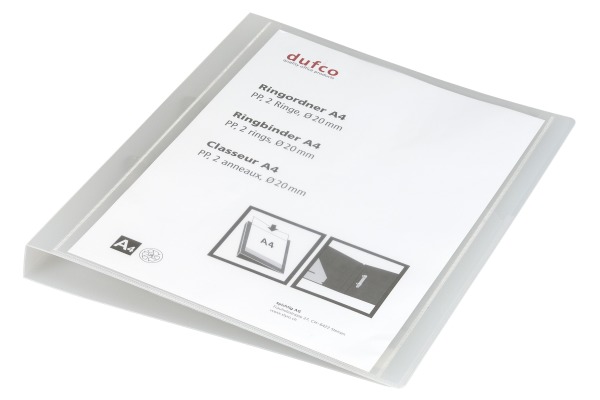 DUFCO Präsentationsordner 51500.036 A4, 2.8cm, transparent