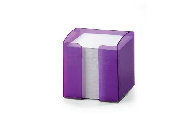 DURABLE Zettelbox Trend 10x10cm 1701682992 violett transp.