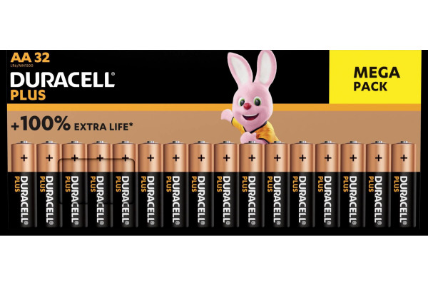DURACELL Batterie Plus Power 4-149014 4-149014 AA/LR6 32 Stück