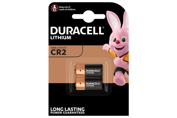 DURACELL Batterie Lithium CR15H270 CR2, 3V 2 Stück