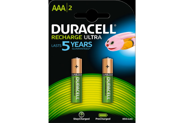 DURACELL Recharge Ultra PreCharged DX2400 AAA, 850 mAh,...