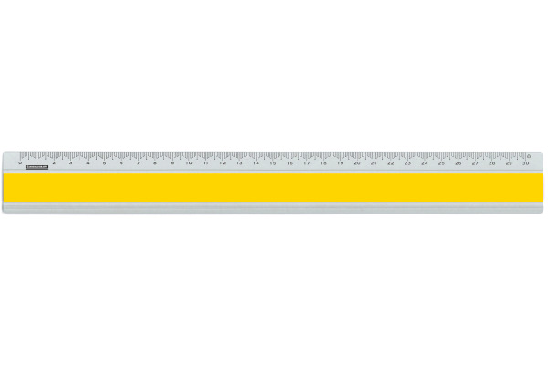 DUX Lineal Joy Color 30cm FA-JC/30Y Alu, gelb