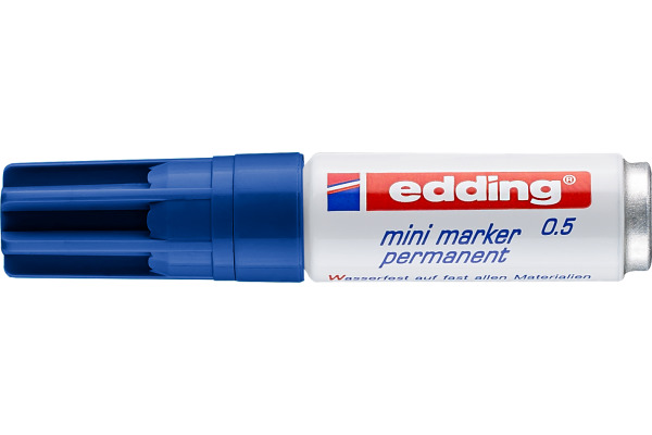 EDDING Mini Marker permanent 1,5-3mm 0-3 blau