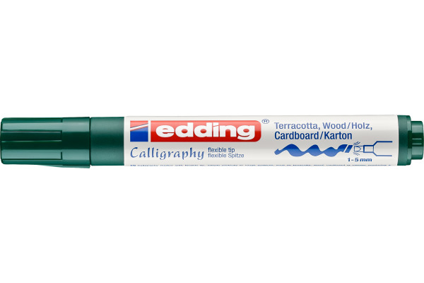 EDDING Permanent Marker 1455 1-5mm 1455-25 grün