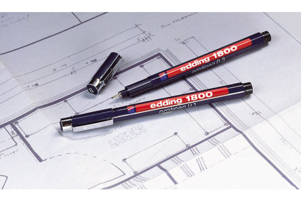 EDDING Profipen 1800 0.70mm 1800-1-07 schwarz