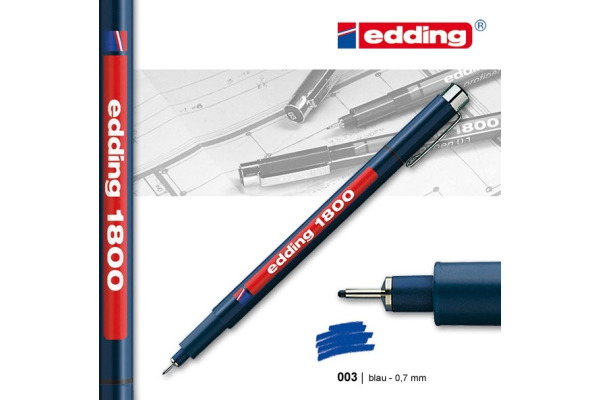 EDDING Profipen 1800 0.70mm 1800-3-07 blau