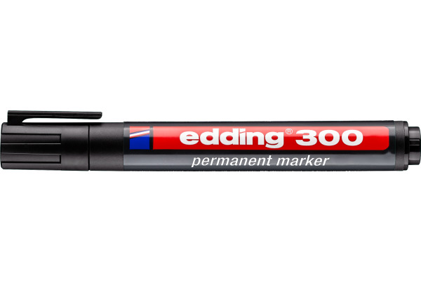EDDING Permanent Marker 300 1,5-3mm 300-1 schwarz
