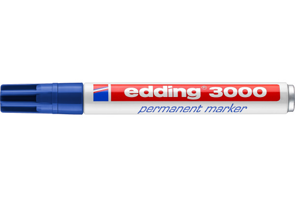 EDDING Permanent Marker 3000 1.5-3mm 3000-3 blau, wasserfest