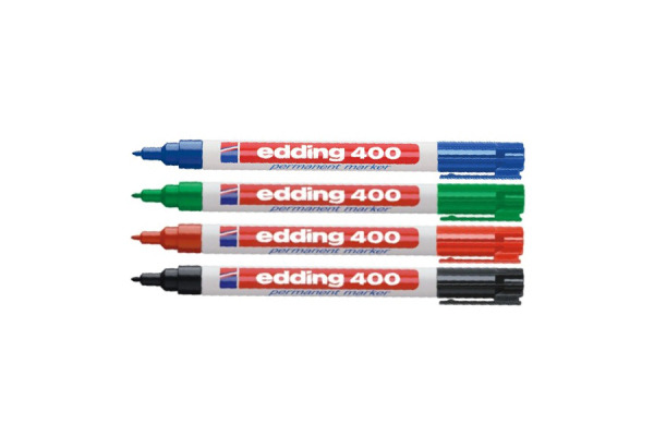 EDDING Permanent Marker 400 400-E4 4 Farben ass.
