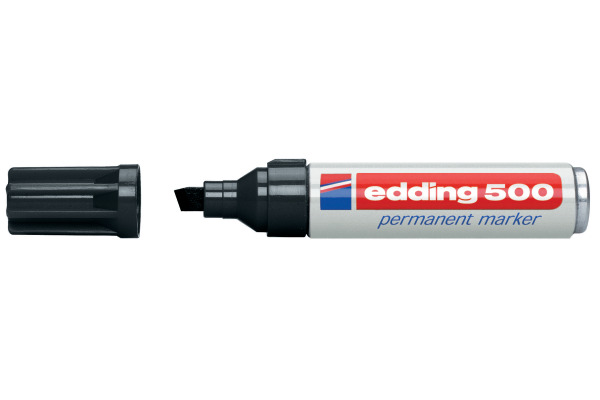 EDDING Permanent Marker 500 2-7mm 500-1 schwarz
