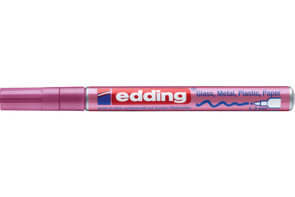 EDDING Paintmarker 751 CREA 1-2mm 751-79 CREA pink-metallic
