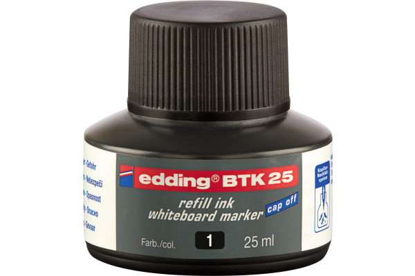 EDDING Nachfülltusche BTK25 BTK-25-1 schwarz