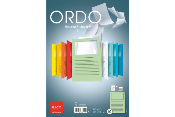 ELCO Organisationsmappe Ordo A4 73695.61 classico, grün 10 Stück