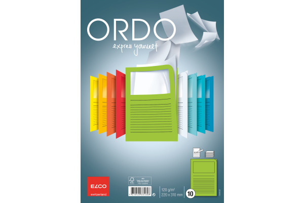 ELCO Organisationsmappe Ordo A4 73695.62 classico, grün 10 Stück
