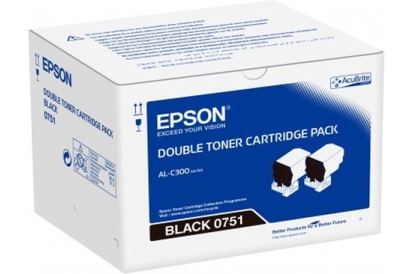 EPSON Toner-Modul Duo schwarz S050751 WF AL-C300 2x7300 Seiten