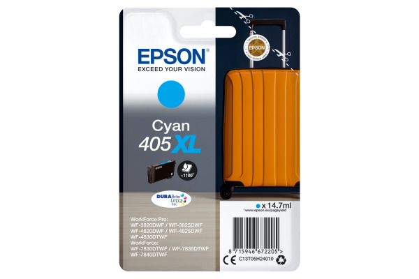 EPSON Tintenpatrone 405XL cyan T05H24010 WF-7830DTWF 1100 Seiten